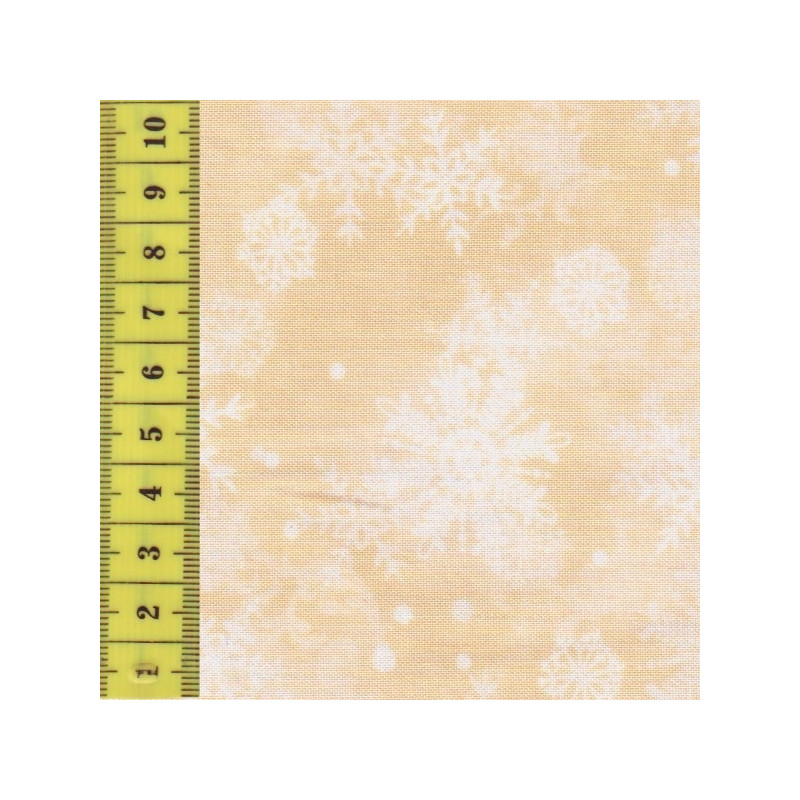 Peace on Earth weiße Eiskristalle creme Cynthia coulter für wilmington prints patchworkstoff weihnachten Q1810-42372-111