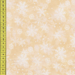Peace on Earth weiße Eiskristalle creme Cynthia coulter für wilmington prints patchworkstoff weihnachten Q1810-42372-111