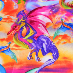 Drachen - Dragons farbenfroh bunt