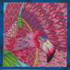 Paradise Falls  Kissen Panel Flamingo bunt Patchworkstoff wilmington prints
