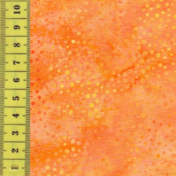 orange Bali Dots Batik Watercolor 885-13orange Hoffman Patchworkstoff