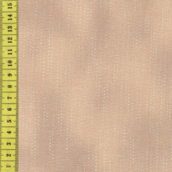 Quilters Basic Dusty beige mit gepunkteten Linien Stof Patchworkstoff 4514-206