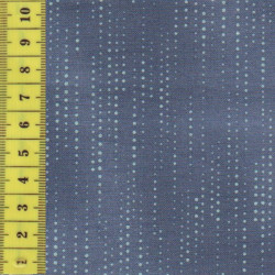 Stof Patchworkstoff Quilters Basic Dusty dunkelblau mit gepunkteten Linien
