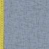 Stof Patchworkstoff Quilters Basic Dusty hellblau mit Gittermuster